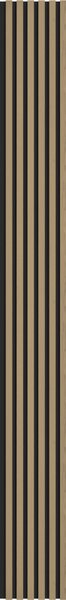 Mexen Lam-B, akustické stěnové lamely 275 × 30 cm, HDF deska 4 mm, technická dýha, dub ušlechtilý, S100-275307-3015-004