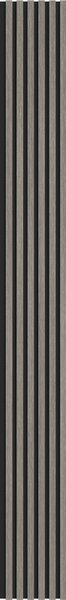 Mexen Lam-B, akustické stěnové lamely 275 × 30 cm, HDF deska 4 mm, technická dýha, dub stříbřitý, S100-275307-3015-007