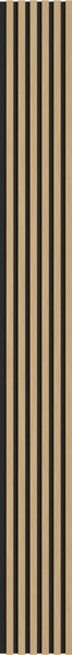 Mexen Lam-B, akustické stěnové lamely 275 × 30 cm, HDF deska 4 mm, technická dýha, dub zlatavý, 275307-3015-003