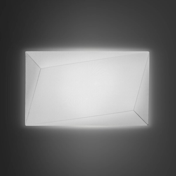 Axolight Ukiyo, stropní/nástěnné svítidlo s bílý textilním povlakem, 3xE27 max. 16W, 110x55cm