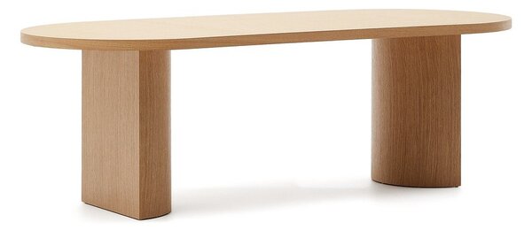 Jídelní stůl v dekoru dubu 100x240 cm Nealy – Kave Home