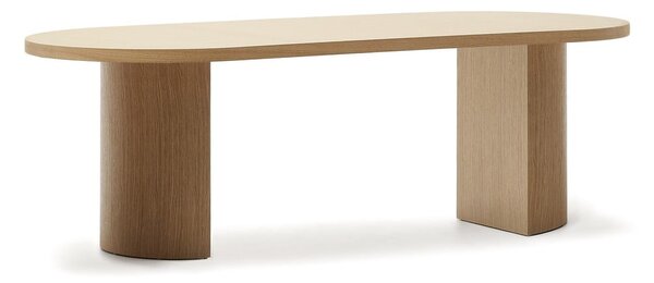 Jídelní stůl v dekoru dubu 100x240 cm Nealy – Kave Home