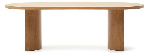 Jídelní stůl v dekoru dubu 100x240 cm Nealy – Kave Home