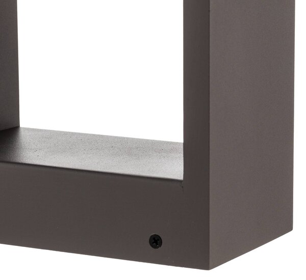 Lindby Emima LED světlo na cestu, 60 cm, antracit, hliník, Černá, Hliník, Moderní