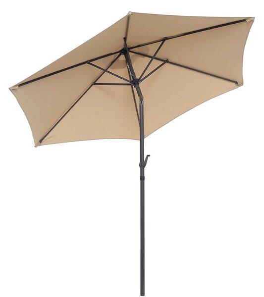 SIESTA Slunečník s klikou, průměr 2,5 m - béžová