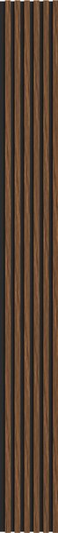 Mexen Lam-B, akustické stěnové lamely 275 × 30 cm, HDF deska 4 mm, technická dýha, mahagon rubínový, S100-275307-3015-013