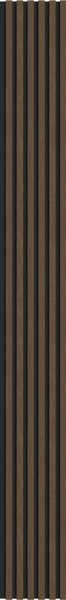 Mexen Lam-B, akustické stěnové lamely 275 × 30 cm, HDF deska 4 mm, technická dýha, ořech espresso, S100-275307-3015-019