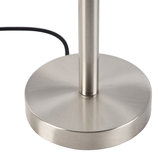 Moderní stolní lampa ocel bez stínidla - Simplo