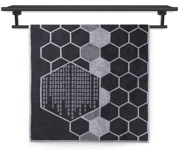 Osuška Veba GRAND 500 Cyberspace kamenná šedá Velikost: 70x140 cm