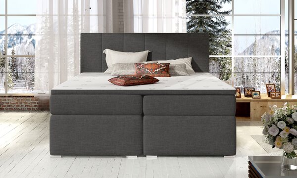 Eltap Čalouněná postel Bolero s úložným prostorem Materiál a barva potahu: Sawana 26 - hnědá, Rozměr: 140x200