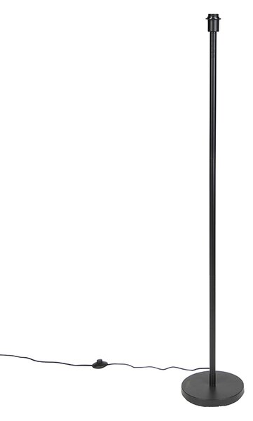 Moderní stojací lampa černá bez stínidla - Simplo