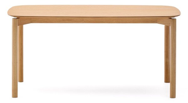Jídelní stůl v dekoru jasanu 90x160 cm Indara – Kave Home