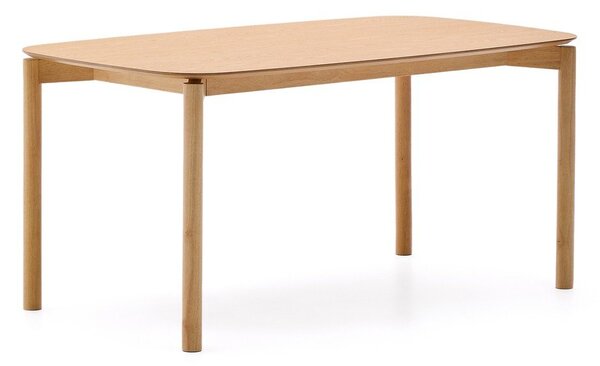 Jídelní stůl v dekoru jasanu 90x160 cm Indara – Kave Home