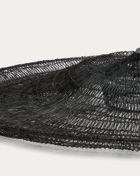 Černé závěsné svítidlo ø 87 cm Makai – Kave Home
