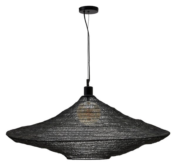 Černé závěsné svítidlo ø 87 cm Makai – Kave Home