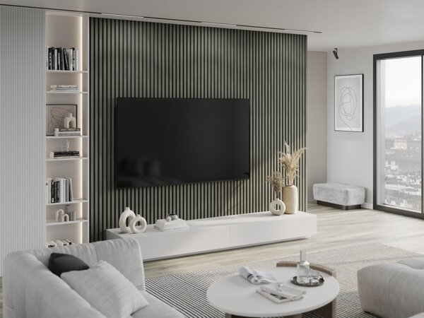 Mexen Lam-B, akustické stěnové lamely 275 × 30 cm, HDF deska 4 mm, technická dýha, sub Heritage, S100-275307-3015-008