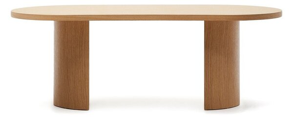 Jídelní stůl v dekoru dubu 100x200 cm Nealy – Kave Home