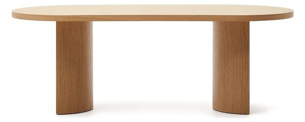 Jídelní stůl v dekoru dubu 100x200 cm Nealy – Kave Home