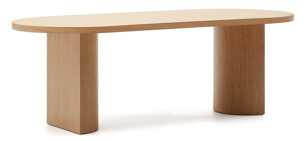 Jídelní stůl v dekoru dubu 100x200 cm Nealy – Kave Home