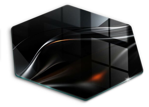 Skleněné krájecí prkénko Abstraktní 3d design