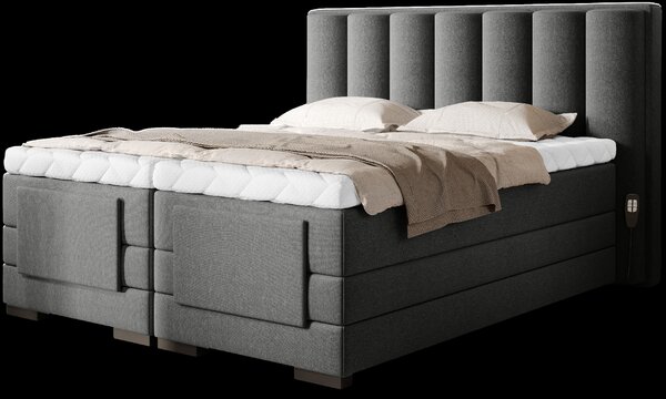 Eltap Čalouněná postel Veros Materiál a barva potahu: Vero 5 - šedá, Rozměr: 140x200