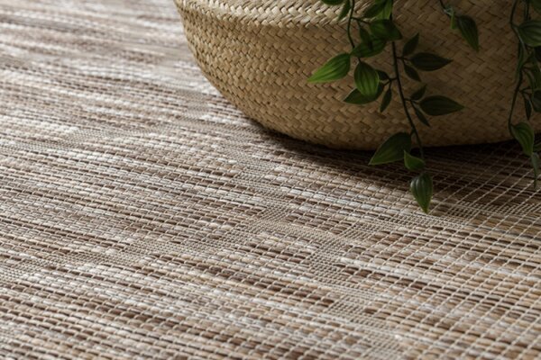 Koberec šňůrkový SIZAL PATIO ploské tkaní 3069 koniczyna marokánská - natural / béžový