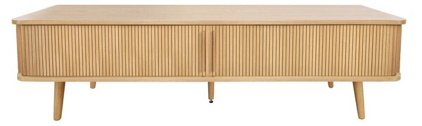 TV stolek v dekoru dubu v přírodní barvě 178x50x40 cm Rove – Woodman