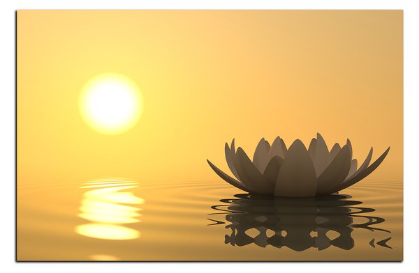 Obraz na plátně - Zen lotus 1167A (120x80 cm)