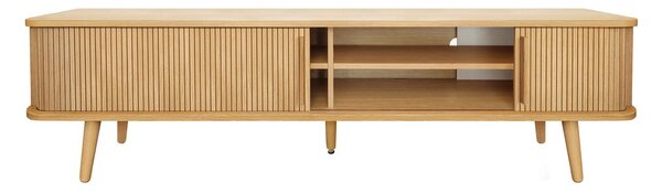 TV stolek v dekoru dubu v přírodní barvě 178x50x40 cm Rove – Woodman