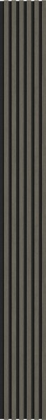Mexen Lam-F, akustické stěnové lamely 275 × 30 cm, plstěný podklad 8 mm, technická dýha, dub onyxový, S105-275307-3015-010