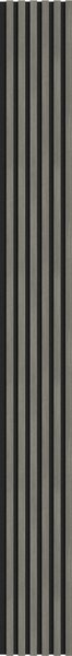 Mexen Lam-F, akustické stěnové lamely 275 × 30 cm, plstěný podklad 8 mm, technická dýha, dub Heritage, S105-275307-3015-008