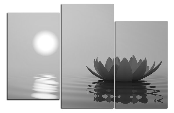 Obraz na plátně - Zen lotus 1167QC (90x60 cm)
