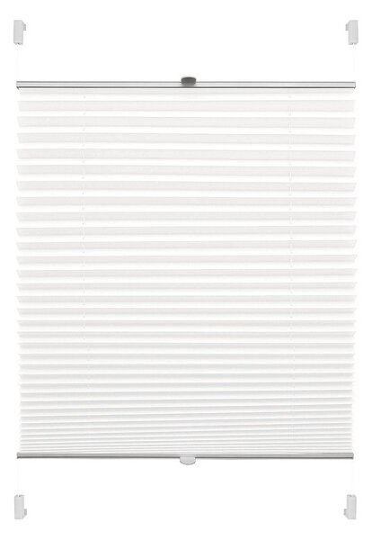 Bílá roleta 42,5x150 cm Plisé Verona – Gardinia