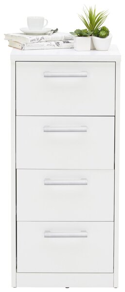 KOMODA, bílá, 38/84/36 cm Xora - Široké komody