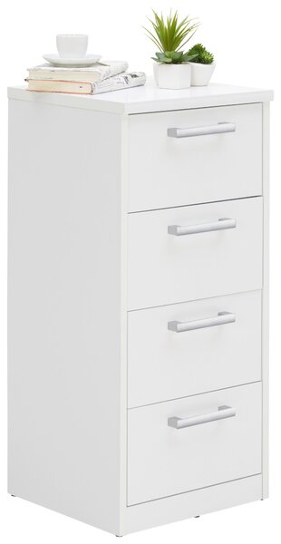 KOMODA, bílá, 38/84/36 cm Xora - Široké komody
