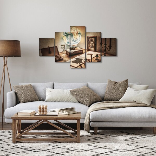 Obraz - cestovatelský stůl (125x70 cm)