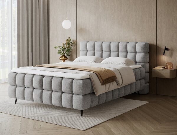 Eltap Čalouněná postel Sabeno s úložným prostorem Materiál a barva potahu: Royal 20 - béžová, Rozměr: 160x200