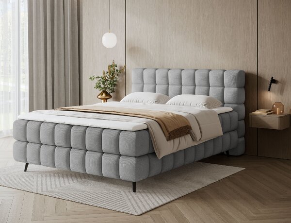 Eltap Čalouněná postel Sabeno s úložným prostorem Materiál a barva potahu: Royal 20 - béžová, Rozměr: 160x200