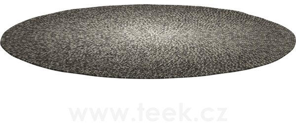 Gloster Venkovní koberec s ombré efektem, Gloster, kulatý 140 cm, akrylová lanka, (Sunbrella), zelený (moss)