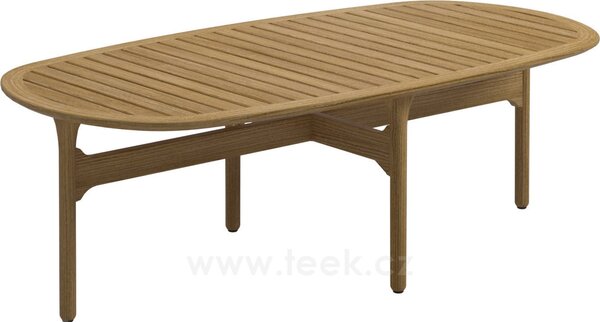 Gloster Teakový konferenční stolek Bay, Gloster, oválný 126x63x39 cm