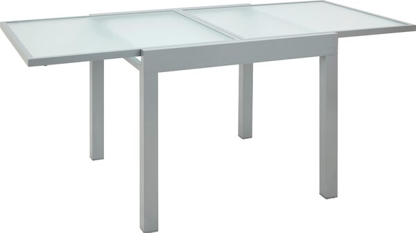 ZAHRADNÍ STŮL, kov, sklo, 70-140/70/75 cm Ambia Garden - Venkovní stoly
