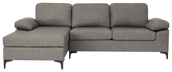 ROHOVÁ SEDAČKA, textil, šedá MID.YOU - Sedací soupravy, Online Only