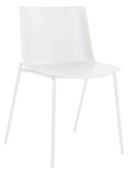 IDEPAR Designová jídelní židle CARMI - bílá