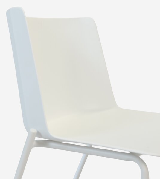 IDEPAR Designová jídelní židle CARMI - bílá