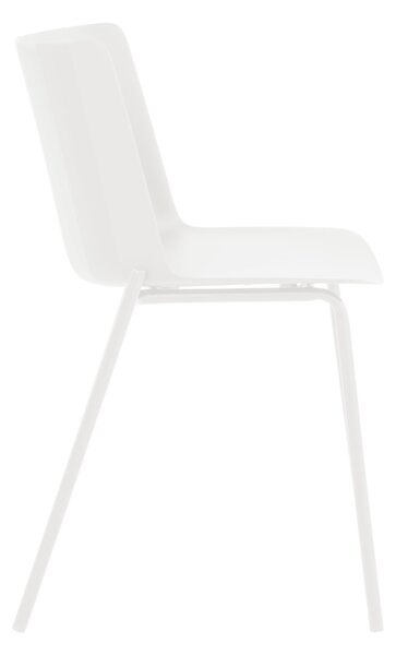 IDEPAR Designová jídelní židle CARMI - bílá