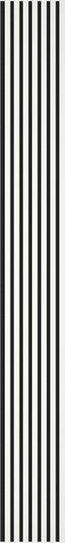 Mexen Lam-F, akustické stěnové lamely 275 × 31,5 cm, filc 6 mm, bílá matná, S105-275317-2812-051