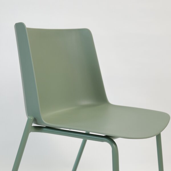 IDEPAR Designová jídelní židle CARMI - olivová