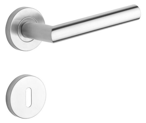ROSTEX dveřní kování VIGO (nerez mat) Provedení (Rostex): BB (klika/klika s otvorem pro pokojový klíč)