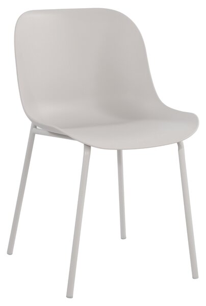 IDEPAR Designová jídelní židle ALUMA - béžová