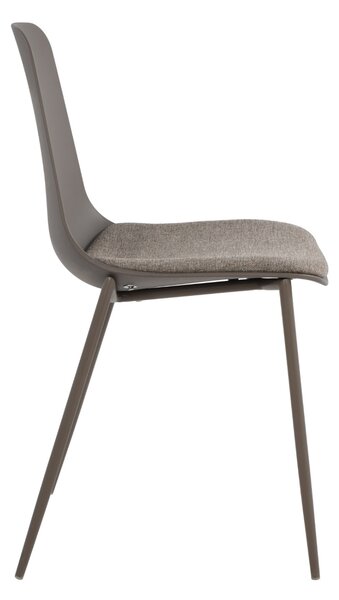 IDEPAR Designová jídelní židle BORETA - hnědá